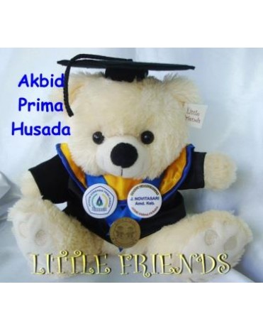 Boneka Wisuda Akademi Kebidanan Prima Husada (30 cm)